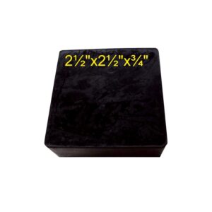 Rubber Block 2½"X2½"X1"