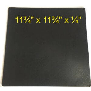 11¾"X11¾" X1/4" Square Rubber Pad