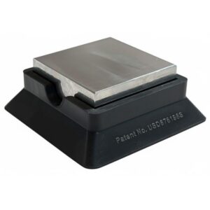 2-1/2"X2-1/2"X1" Plate With Taper Rubber Base