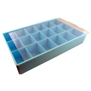 18 Compartment Blue Trey