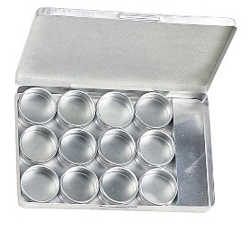 Al Boxes 2"X7/8"Ht 12Pcs/Set