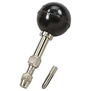 3½" Round Knob Pin Vise 2-Collets (0-2Mm)