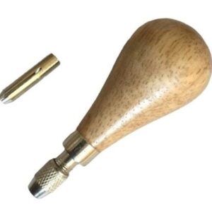 3½" Plain Pin Vise Balloon Shape With 2 Collets (0-4Mm)