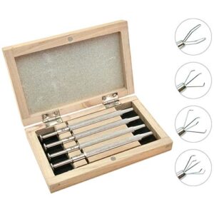 Prong Set Of 4Pcs With Wooden Box