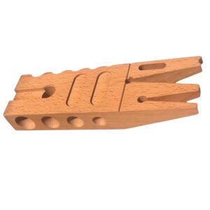 Multipurpose Double-Sided Wooden Bench Pin