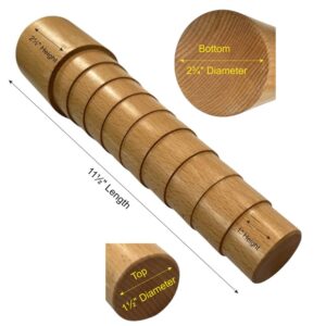 Wooden Round Step Bracelet Mandrel