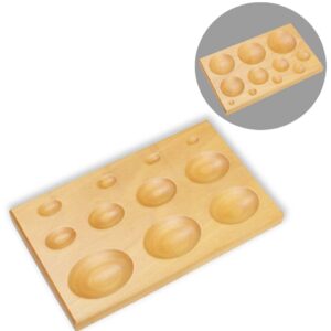 Double Sided Round And Oval Shape Dapping Block