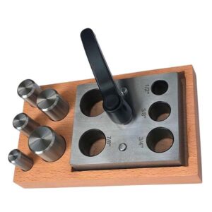 5-Pc Disc Cutter 1/2"-1" (1/8" Increments)  With Handle