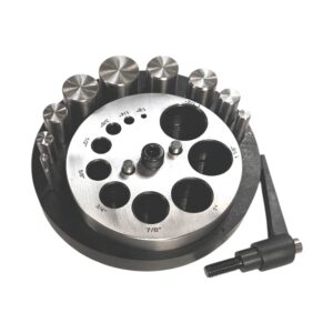 10-Pc Disc Cutter Set With Rubber Base & Handle