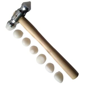 8-Pcs Inter Changeable Nylon Head  Hammer 1"