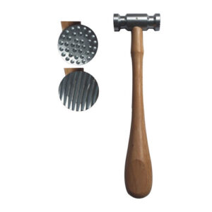 1-1/8”  Texture Hammer Dimple & V-Stripe Dual Face