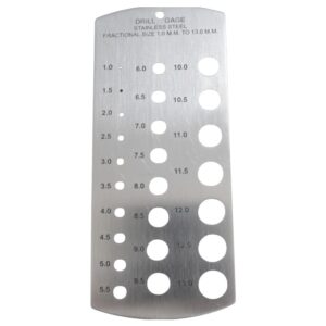 Drill Gauge mm Size
