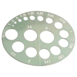 Oval Shape Stone Gauge