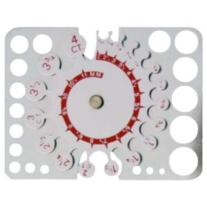 Diamond Stone Gauge O3-4 Carat With Birthstone Chart