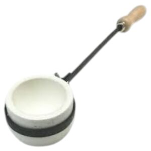 Crucible For Hot Liquid Metal In 19 " Long Metal