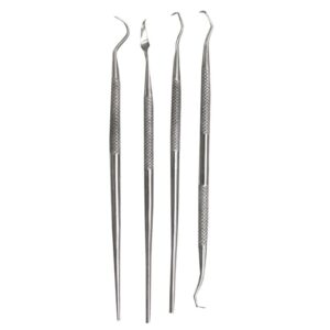 Probes Knurled 4Pc/Set Ss